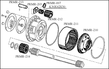 Mechanizm zwolnicy RABA 325 JELCZ, IKARUS 