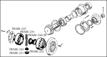Mechanizm różnicowy RABA 317 JELCZ, IKARUS 