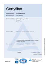 certyfikat